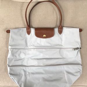 Authentic Longchamp expandable tote